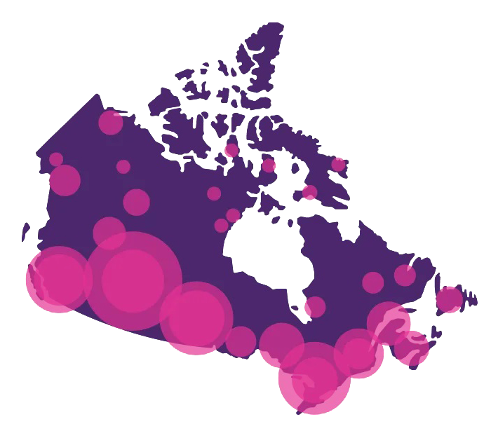 TELUS map